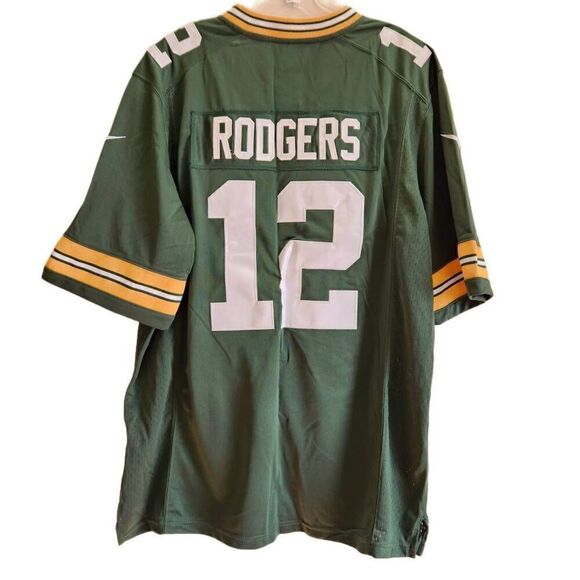 NFL Green Bay Packers football jersey Aaaron Rodgers #12 adult unisex XL - Picture 2 of 5